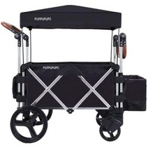KEENZ (PUPPAPUPO)스트롤러 왜건 유모차 왜건 캐리 왜건 아웃도어 왜건 2인승 운동회 피크닉_블랙