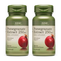 GNC 석류 추출물 250mg 50캡슐 x 2통, 2병, 50정