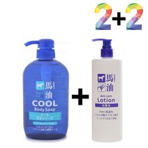쿨 바디워시 가드름 클렌징 미끌거림없는 아하 바하 _ 256589EA luya*11629926an, 쿨바디워시(파랑) 2개_히알스킨180ml 2개, 본상품선택