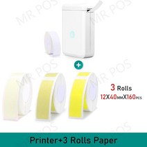 네임프린터 스티커 라벨 프린터 라벨기 블루투스Niimbot-D110 무선 라벨 프린터 미니 스티커 종이 롤 투, 10 D110 and 3roll J