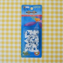 천커튼부자재 화이트 슬라이드 레일롤러 고리, 1개