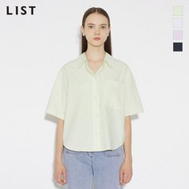 리스트 루즈핏 오픈 칼라 셔츠 TWWSTM60140