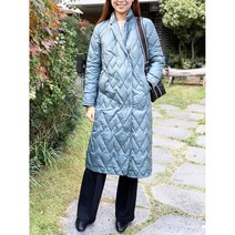 노팅힐 뒷벨트 덕다운 코트 패딩 오리털 100 슬림핏 벨트 아우터 3컬러