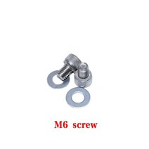 1-4pcs EVE 280AH 310Ah 320Ah M6 구리 버스 바 커넥터 배터리 M6 나사 커넥터 배터리 LiFePO4 CATL 3.2V Lifepo4 배터리, 1pcs M6 screw