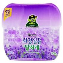 생활 화장실용 탈취제 라벤더향 300g, 20개