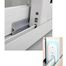 뽀마 슬라이딩 창문틈막이 패드 그레이 1m 16P + 풍지판 상하 세트, 1세트