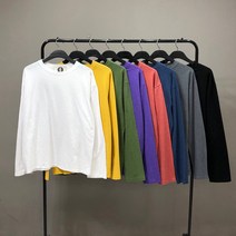 맨스토리 남자 봄 가을 바이오 슬라브 긴팔 티셔츠