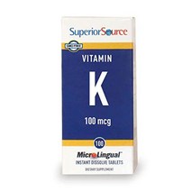 Superior Source 비타민 K1 멀티비타민 100mcg 100개