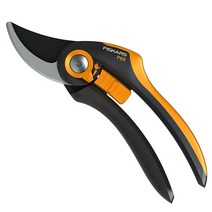 Fiskars SmartFit 전지가위 바이패스 P68 절단 직경 최대 2 4cm(0 95인치)까지 조절 가능 논스틱 코팅 유리 섬유 강화 플라스틱 손잡이가 있는 스틸 블레이드 길, Garden Shears