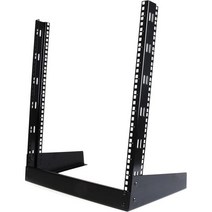 StarTech.com 12U 오픈 프레임 네트워크 랙 - 컴퓨터 AV 미디어 IT 데이터 및 서버실 장비용 19