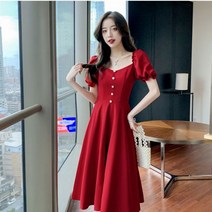 돌 가족 사진 의상 돌맘 돌잔치 엄마 심플 레드 블랙 원피스 천서진 드레스 여름 휴가 하객 청담동 며느리