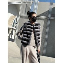 폭스퍼베스트 페이크 인조퍼 에코퍼 베스트 조끼