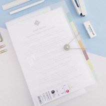 레포트 악보 투명 L자 포켓 클리어 파일 계약서 사무용 보관함 엘홀더 A4