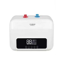 전기 순간온수기 업소용 식당 카페 세면대 싱크대, 10L 고화질 디지털 화면 +배수구 D2