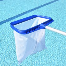 인텍스수영장청소기 수질관리 수영장 여과기 습식 청소기 깊은 물 잎 그물 암호화 낚시 그물 풀 깊은 물 그물 청소 도구를 강화하는 회수 그물 텔레스코픽 막대, 흰색 암호화 심층수망 + 7m 기둥