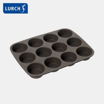 독일 루치 베이킹 논스틱 백금 실리콘 몰드 머핀 12구, 1개