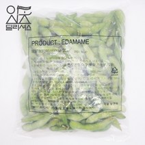 냉동 에다마메 (500g) 풋콩 자숙 콩 대두 완두콩, 1개, 500g