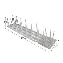 버드스파이크 실외기 비둘기 퇴치 도난 방지 조류 스파이크 벽 3 개 플라스틱 비둘기 펠러, 01 3pcs