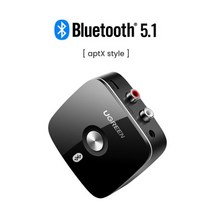 UGREEN 블루투스 RCA 수신기 5.1 aptX HD 3.5mm 잭 Aux 무선 어댑터 음악 TV 자동차 2RCA 5.0 오디오, 중국, 블루투스 5.1 aptX