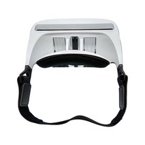 VR 안경 AR 헤드셋 스마트 3D 비디오 증강 현실 아이폰 및 안드로이드 게임 55 인치 휴대폰, 한개옵션1, white