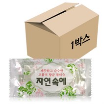 자연속에 업소용 물티슈64g(고급그린) x1박스(400개) 물티슈 1매물티슈 음식점물수건 휴대용티슈 식당물티슈, 단품