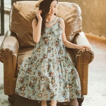 [당일발송] 주니어 나시플라워롱원피스 국내배송 초등학생여름원피스 롱원피스 주니어롱원피스 바캉스원피스