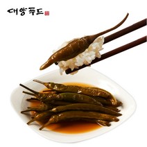 [대양푸드] 국내산 매콤 고추 장아찌 절임, 1팩, 2kg