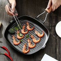 접이식 코팅 캠핑 그랠팬 인덕션 구이팬 후라이팬 가정용 고기불판 생선구이 스테이크 (대형), 단품, 단품