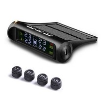 스마트 자동차 타이어 압력 모니터링 시스템 TPMS 태양 광 발전 디지털 LCD 디스플레이 USB 자동차 보안 경보 타이어 센서