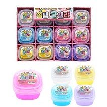 TOY7 치즈 젤리몬스터 쫄탱 쿨젤리 혼합칼라 슬라임, 슬라임1개랜덤발송