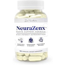 젠 영양소 NeuraZenx 천연 신경 지원 보충제 - 알파 리포산 비타민 미네랄 허브 - 일일 신경 통증 완화 신경병증 지원 - 아니요