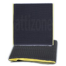 attizone 벨크로 찍찍이 (소포장) 100mm x 35cm - 2칼라, 거칠이-검정