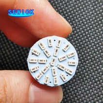 다기능 미니 초강력 LED 후레쉬 100pcs 1156 BAY15S P21W 3014 22 SMD 자동차 Led 플래시 턴 주차 신호등 브레이크 테일 램프 자동 후방 역방향 전구, [04] Yellow, [02] 1157, [02] 24V