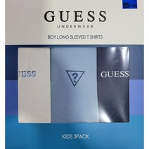 게스 아동 베이직 티셔츠 3PK 여아 남아 데일리 캐주얼 로고 티 데일리룩