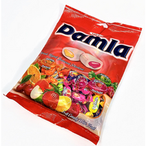 타야스 담라 츄이캔디 / 달콤상큼 과일맛 카라멜, 250g, 4개