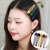옆머리핀 미용실 악어 가벼운 반묶음 집게핀