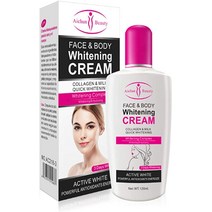 120ml 바디 크림 콜라그 우유 얼굴 바디 크림 화이트닝 바디 로션 조명 크림 바디 케어, 3+1개