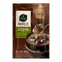 [한끼](냉동) 비비고 고기순대국 700g 간편식 아침대용 캠핑 자취생 필수품 간단식사 CJ 우리집 식재료, 1개