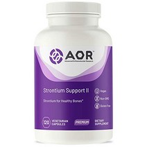 AOR Strontium Support II Mineral Support for a Healthy Skeletal System and Bone Growth Vegan Non, 1