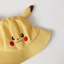 꿍야꿍야 피카피카벙거지모자 노랑벙거지모자 유아모자