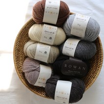 로완 알파카소프트 DK (Rowan alpaca soft DK) 로완실 영국수입실 부드러운실 알파카실 손뜨개실, 221오프화이트(아이보리)