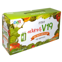 정식품 베지밀 야채가득 V19 145ml, 24개