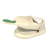 만두만드는기계 만두피 가정용 반죽 틀 DIY 주방 만두 메이커 양식 2 In 1 반죽 압착기 금형 과자 도구, 04 베이지색