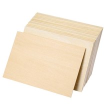 합판 제작 얇은 나무 재단 목재 가공 코팅 구입 공예 보드 모델 완구 빌딩 조각 수공예, 10x20cm, 2mm