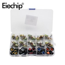 박스 wh148 선형 전위차계 너트와 와셔가 있는 15mm 샤프트 3pin wh148 b1k b2k b5k b10k b20k b50k b100k b250k b500k b1m, 다른