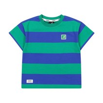 [백화점매장 정품출고] 캉골키즈 키즈아동복 와이드 스트라이프 티셔츠 PB 0409 그린