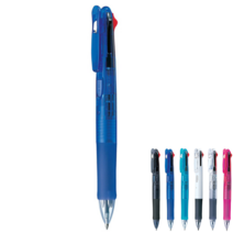 제브라 클립온 4색 0.7mm CLIP-ON 4C 바디 B4A3, CLO 4C 블루(BL) x 1개
