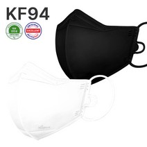 네퓨어 KF94 새부리형 아토 데일리 마스크 60매 국산 황사 미세먼지 끈조절 마스크, 네퓨어 KF94 아토 흰색 30매+검정색 30매