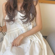 원오브메이 린넨 나시 롱 원피스