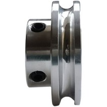 벨트풀리 타이밍벨트 알루미늄 합금 단일 그루브 풀리 20/30/40mm 소형 모터 드라이브 휠 R2 폭 4mm, 07 OD30x8mm